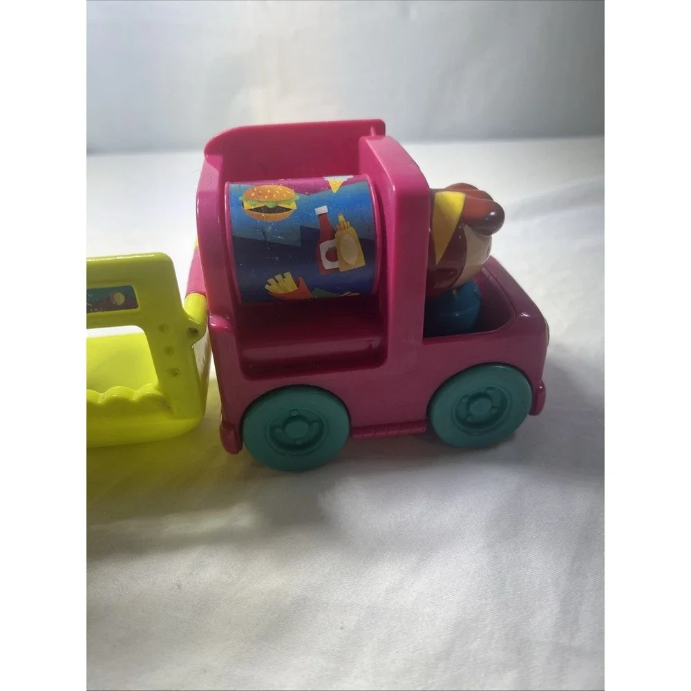 Playskool Food Van Truck Lid opens to reveal a Spinning Wheel 2015 Hasbro C-048B